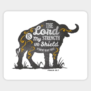 Elephant silhouette with motivational words of wisdom Sticker